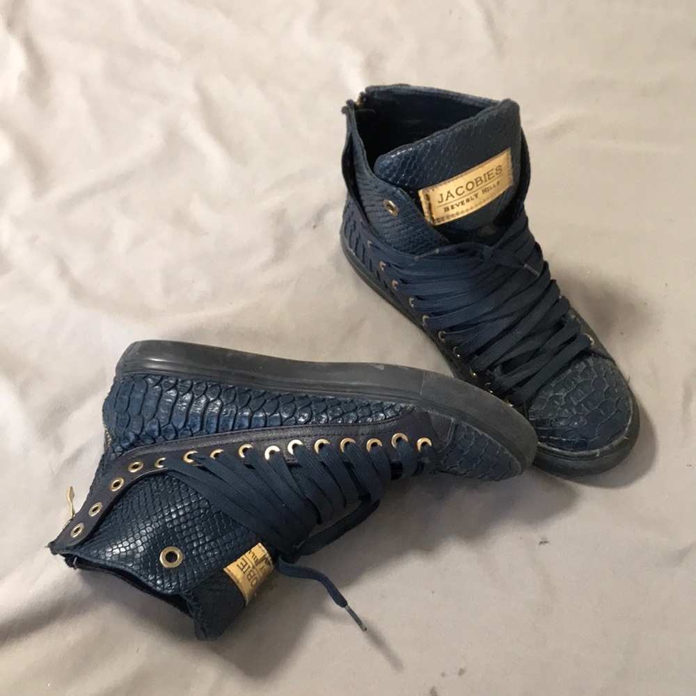 Blue boots